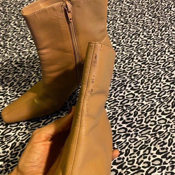 Nicole leather heeled ankle boots - Picture 5 of 6